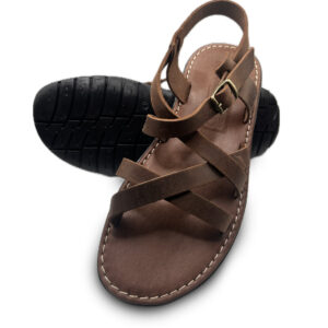 Brown "Spartan" Leather Sandal