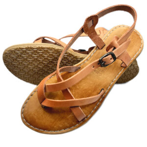 Natural Greek Style Leather Sandal