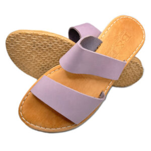 Lila Two Strap Leather Sandal