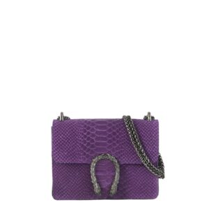 398 | Small Leather Bag With A Snake Detail