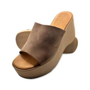 Nude Leather Platform