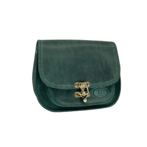 ΣΤ72 | Rounded Leather Bag With Buckle