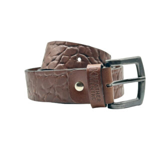 4cm | Stone Brown Leather Belt