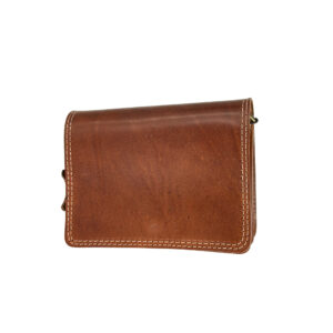 ΣΤ156 | Small Size Square Leather Bag