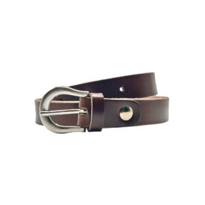 2,5cm | Brown Leather Belt