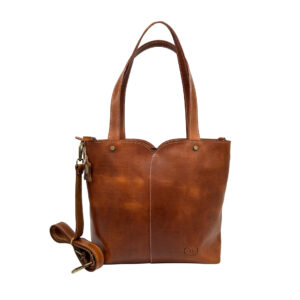 ΣΤ289 | Heart Shaped Leather Bag