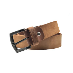 4cm | Brown Nubuck Leather Belt