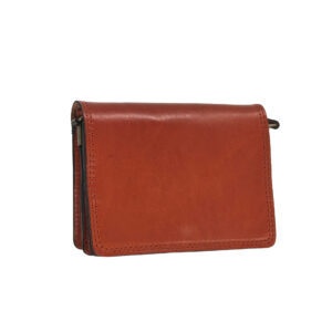 ΣΤ156 | Small Size Vachetta Square Leather Bag