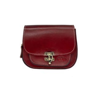 ΣΤ72 | Rounded Vachetta Leather Bag With Buckle