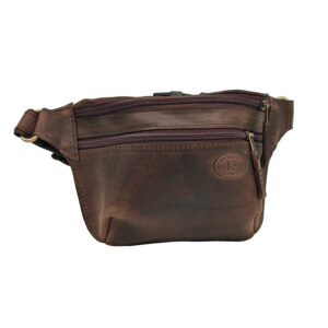 ΒΑΝΑΝΑ 7 | Dark Brown Leather Belt Bag