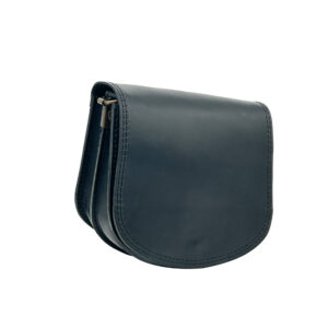 ΣΤ246Β | Simple Rounded Leather Bag