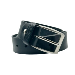 4cm | Black Leather Belt