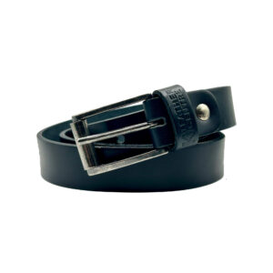 3cm | Black Leather Belt