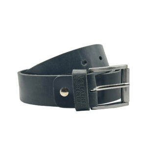 4cm | Black Leather Belt