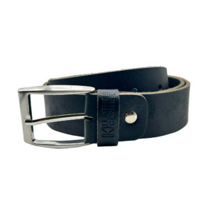 4cm | Black Soft Leather Belt