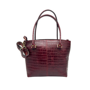ΣΤ292 | Croc Leather Bag