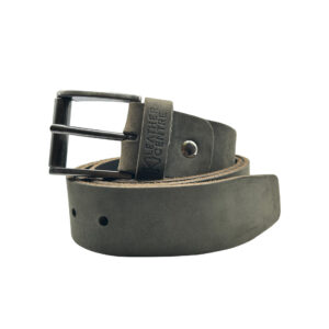 4cm | Black Nubuck Leather Belt