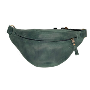 ΒΑΝΑΝΑ 3 | Green Leather Belt Bag