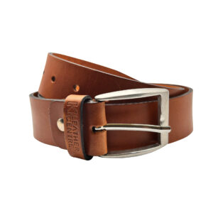 4cm | Light Brown Leather Belt