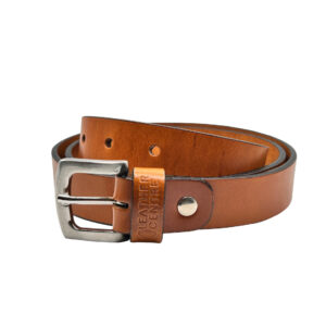 3cm | Light Brown Leather Belt