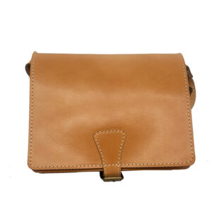 ΣΤ248 | Big Size Leather Bag With A Belt Detail