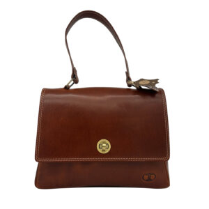 ΣΤ298 | Camel Leather Bag