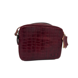 A33 | Red Croc Leather Bag