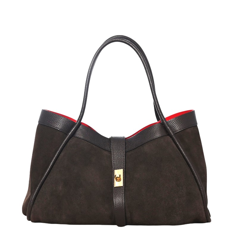 357 | Suede Leather Bag - Image 6