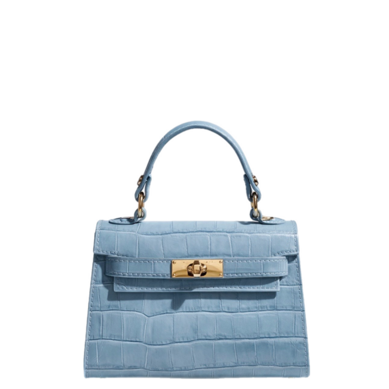 395 | Mini Croc Handle Bag - Image 3